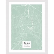 Rom poster Designkartan by Kartbutiken