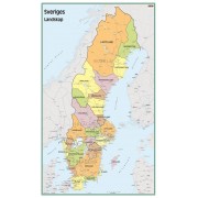 Sveriges Landskap 50x83cm