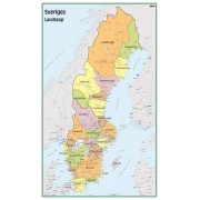 Sveriges Landskap 50x83cm