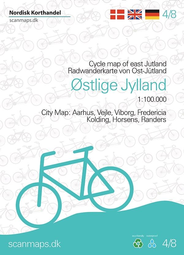 Östjylland Cykelkarta