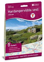 Hardangervidda vest 1:100 000 Turkart