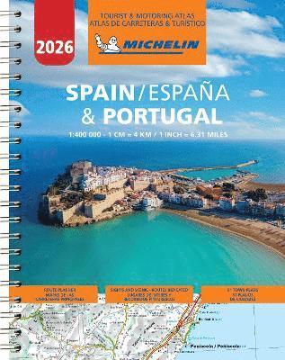 Spanien &amp; Portugal Vägatlas Michelin 2026