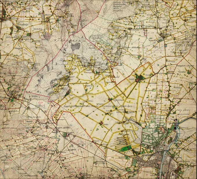Halmstad häradsekonomiska kartan
