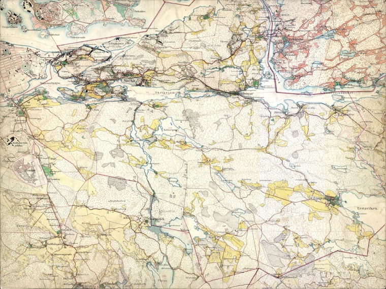 Nacka häradsekonomiska kartan