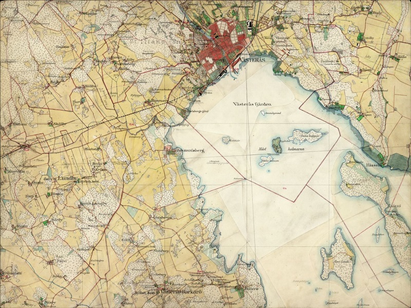 Västerås häradsekonomiska kartan