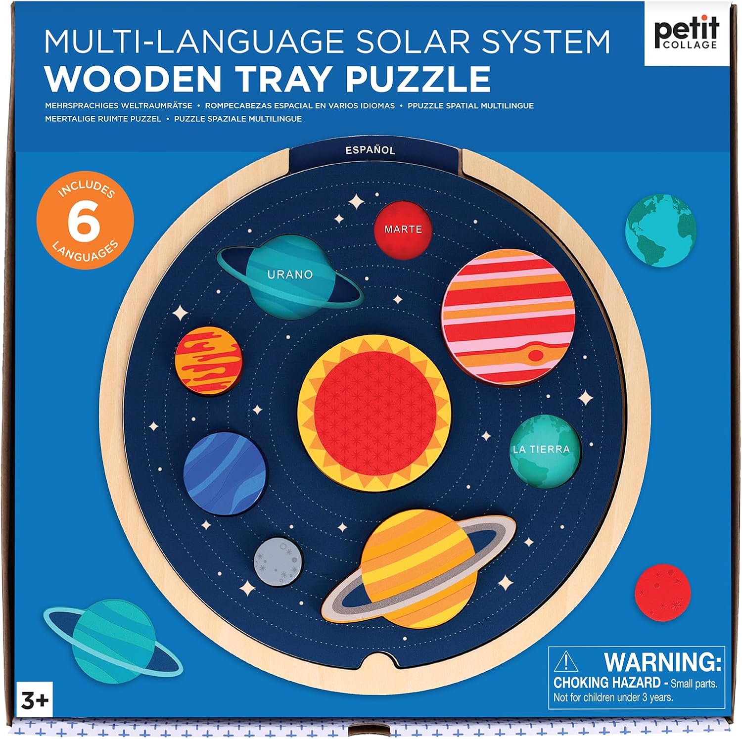 Solar System Wooden Tray Puzzle