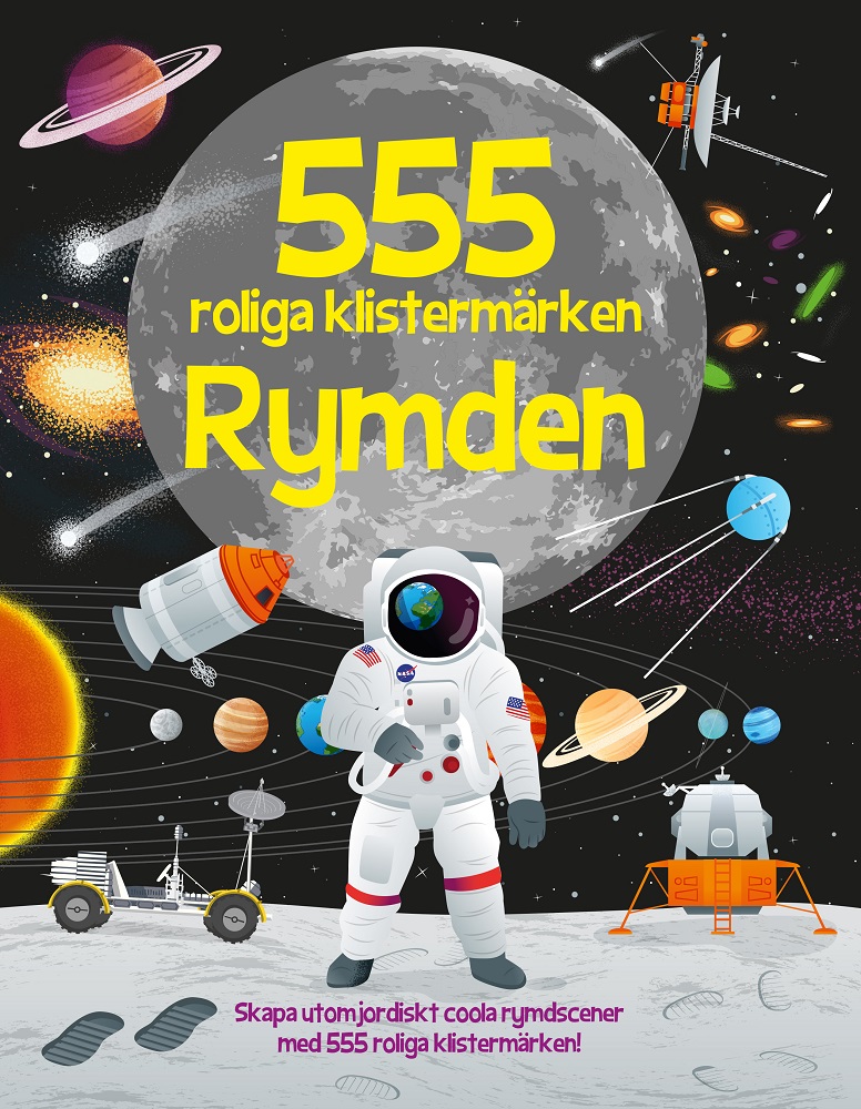 555 roliga klistermärken : Rymden