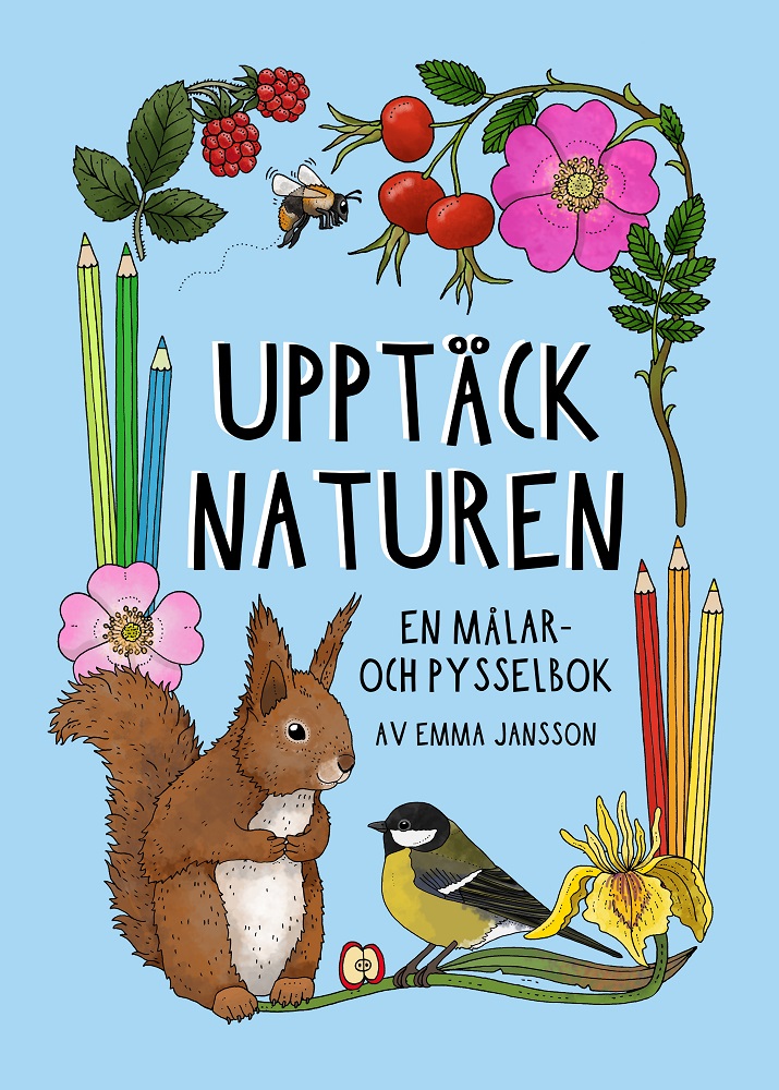 Upptäck naturen en målar och pysselbok