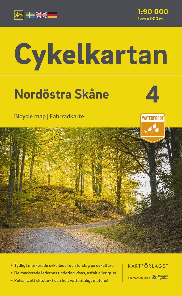 Cykelkartan 4 Nordöstra Skåne