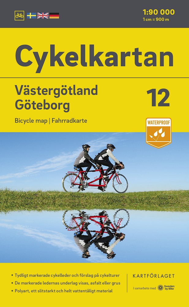 Cykelkartan 12 Västergötland/Göteborg