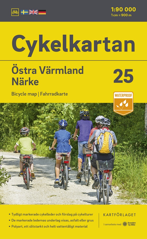 Cykelkartan 25 Östra Värmland/Närke