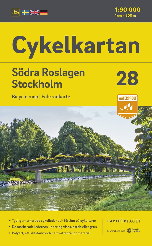 Cykelkartan 28 Södra Roslagen/Stockholm