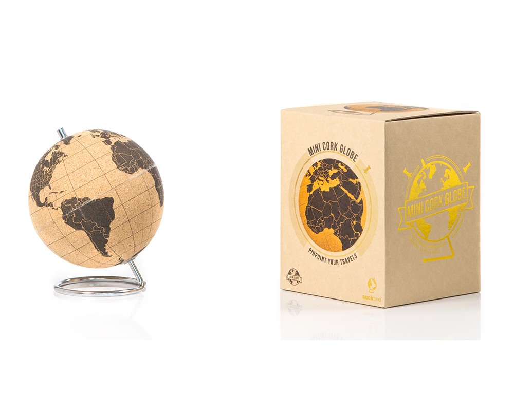 Jordglob Kork svart 14 cm