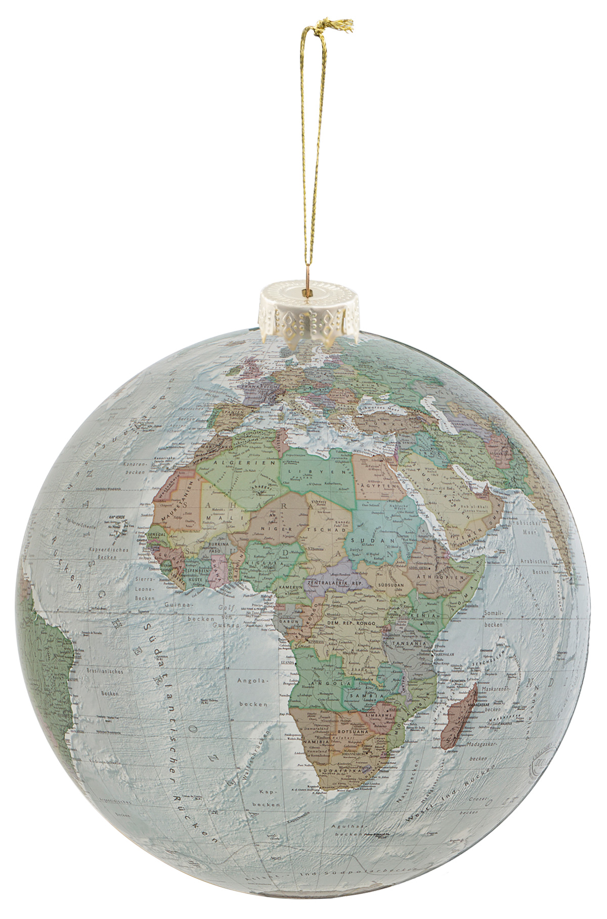 Julkula jordglob Columbus Duo Alba 12cm