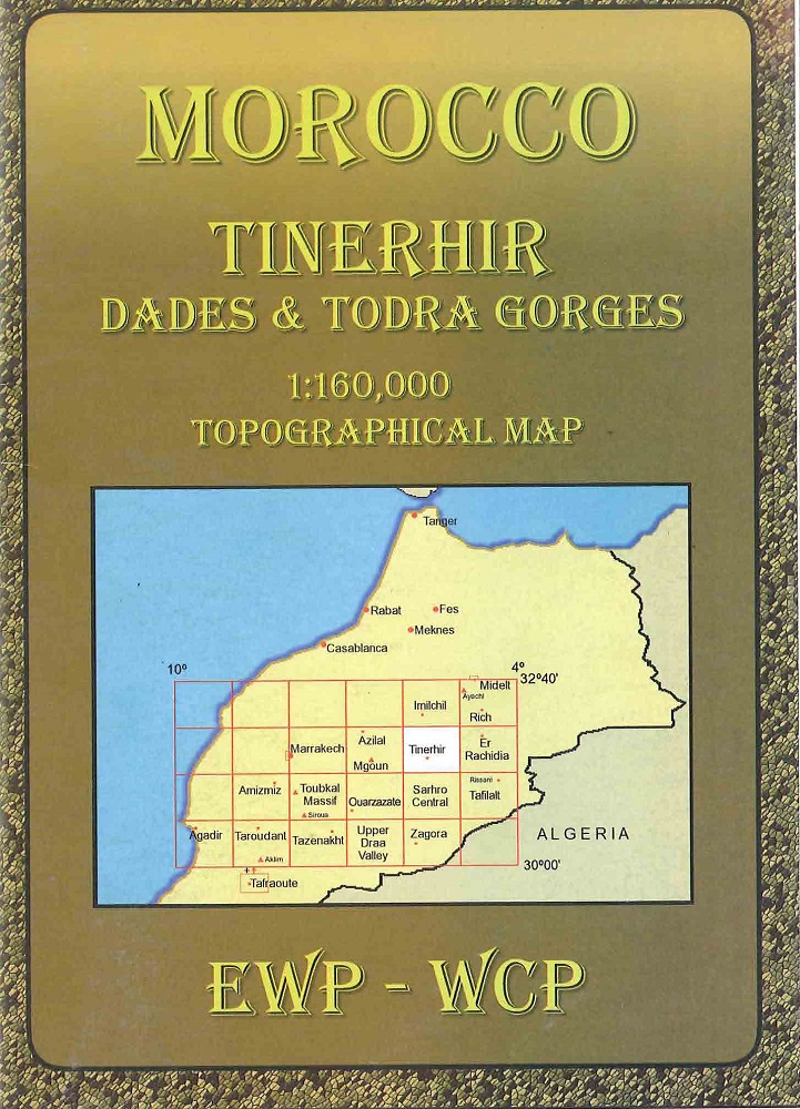 Tinerhir Dades &amp; Todra Gorges EWP 1:160 000 (Morocco)