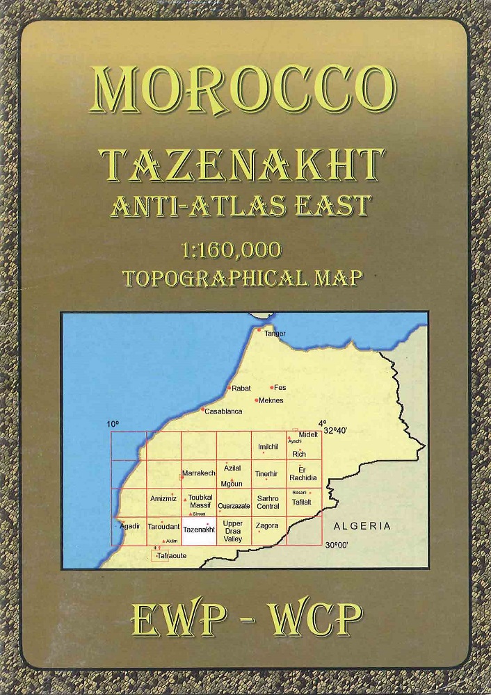 Tazenakht Anti-Atlas East EWP 1:160 000 (Morocco)