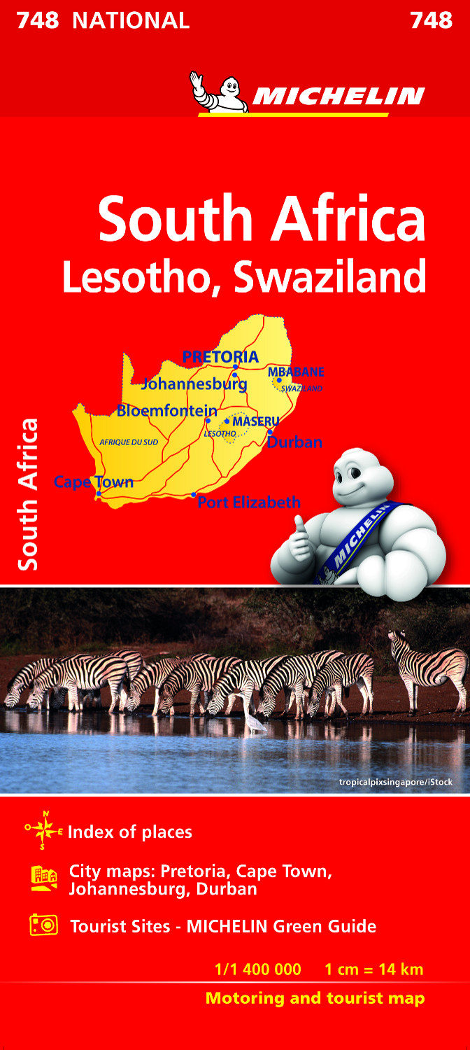 Sydafrika, Lesotho och Swaziland Michelin