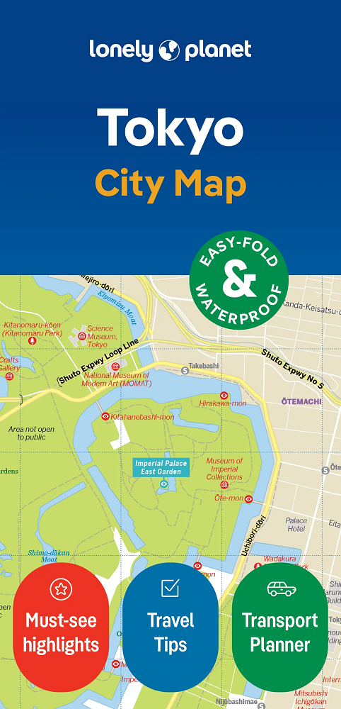 Tokyo City Map Lonely Planet