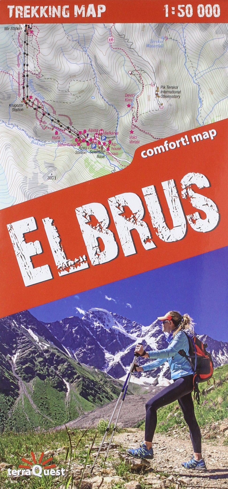 Elbrus Trekking Map