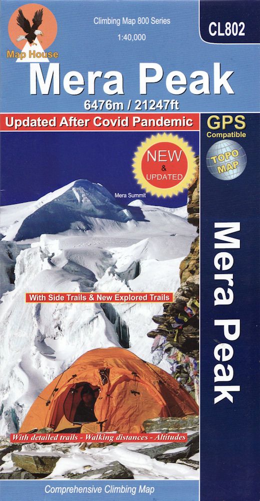 Mera Peak climbing map Nepa Maps