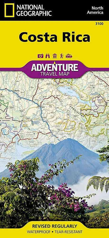 Costa Rica adventure map NGS