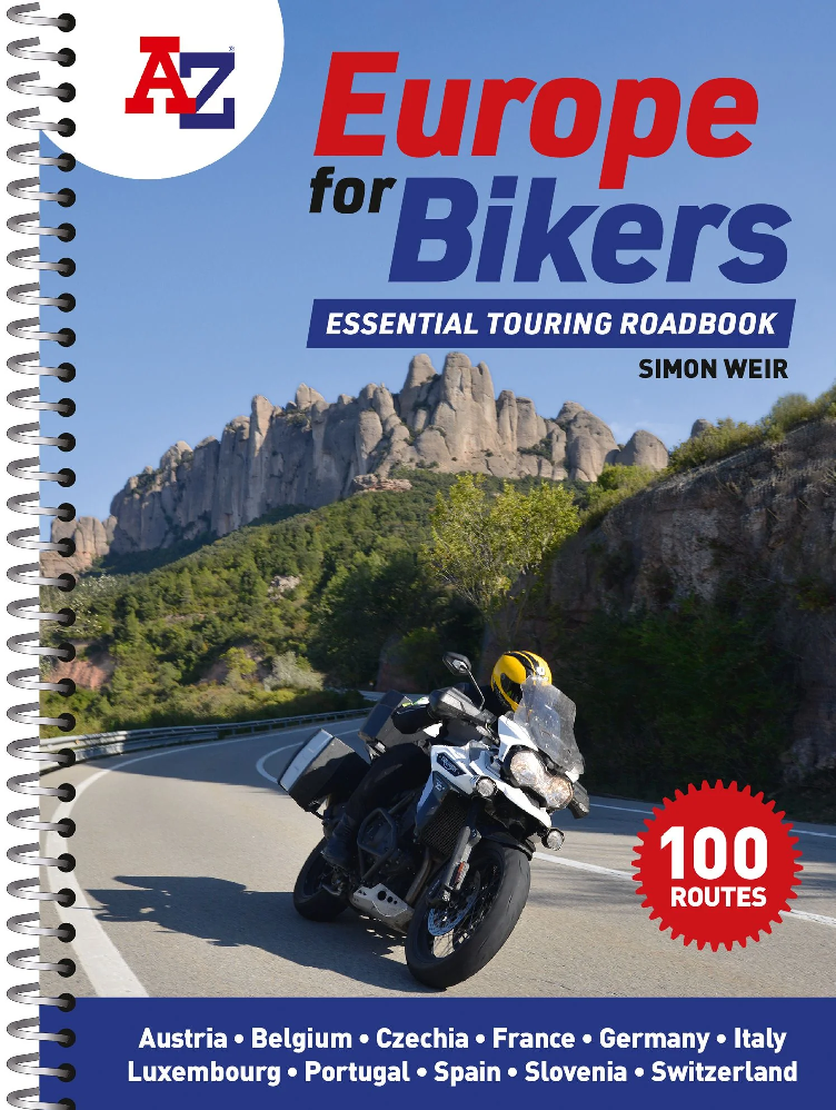 A-Z Europe for Bikers: 100 scenic routes around Europe