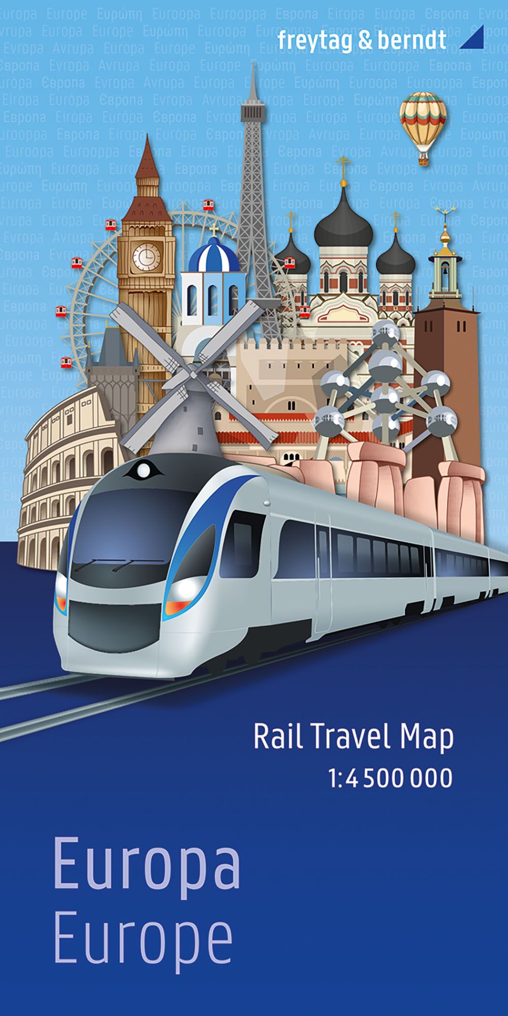 Europa Rail Travel Map FB