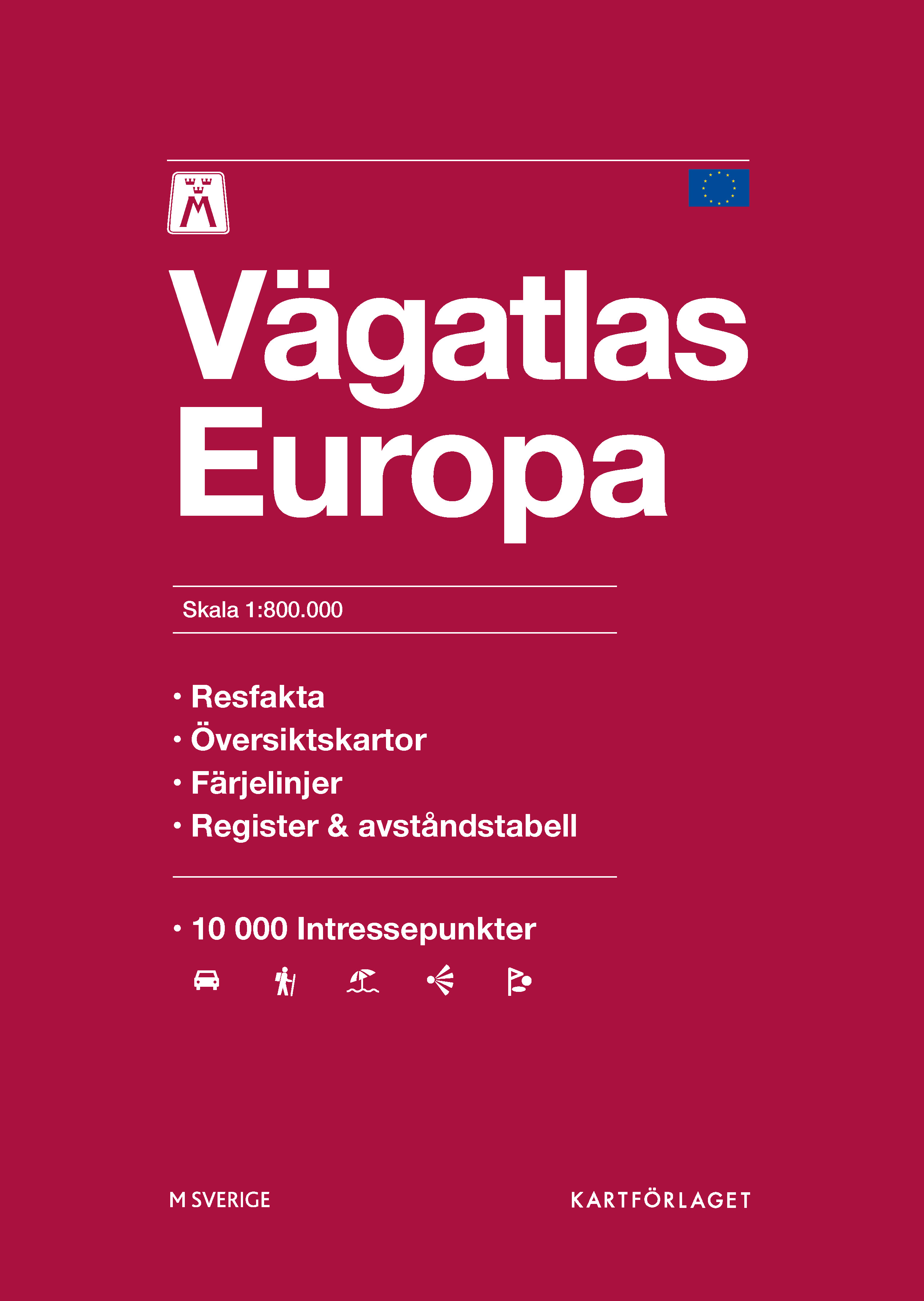 M Vägatlas Europa 2025