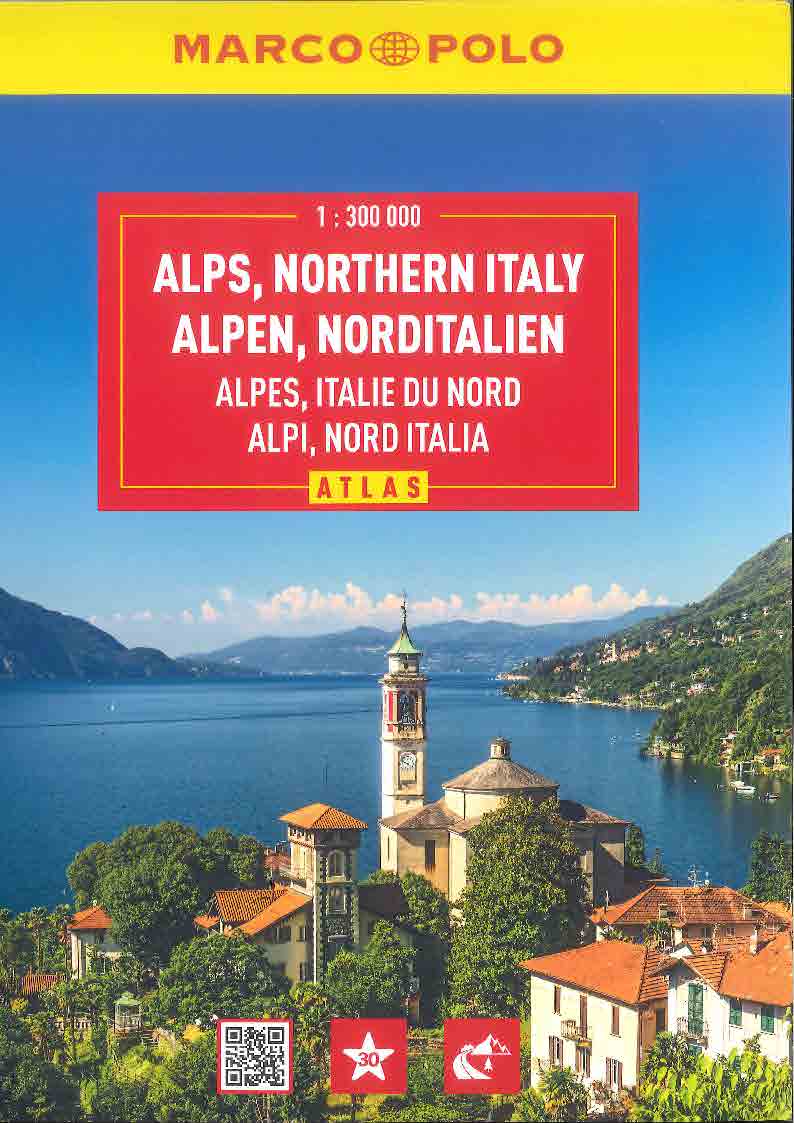 Alperna - Norra Italien atlas Marco Polo