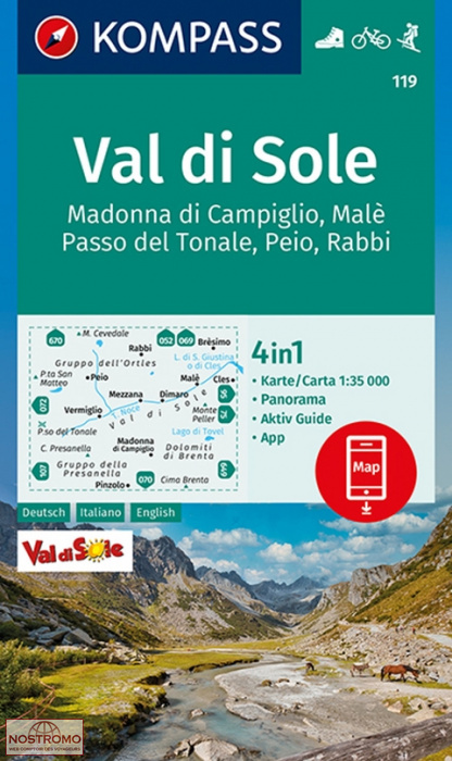 119 Kompass Wanderkarte