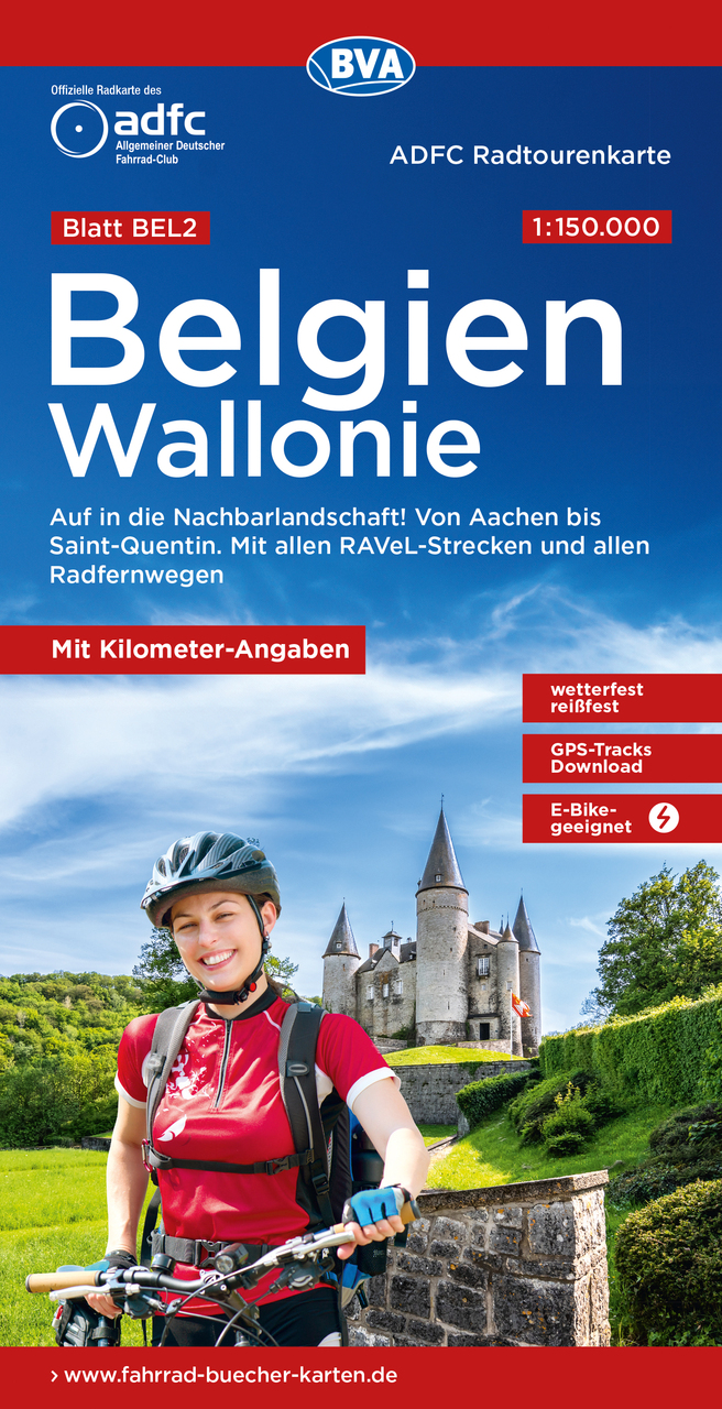 2 Cykelkarta Belgien Wallonia