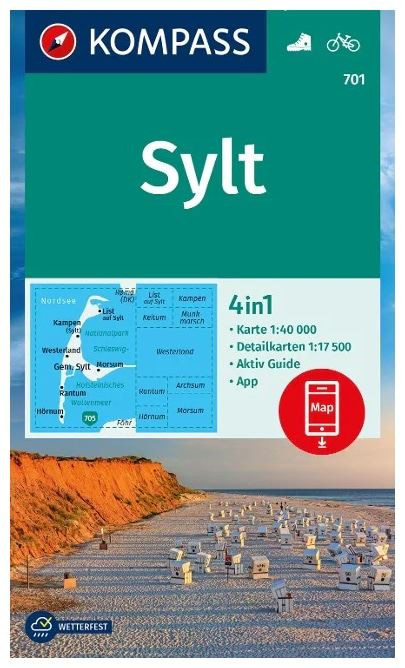 701 Kompass Wanderkarte