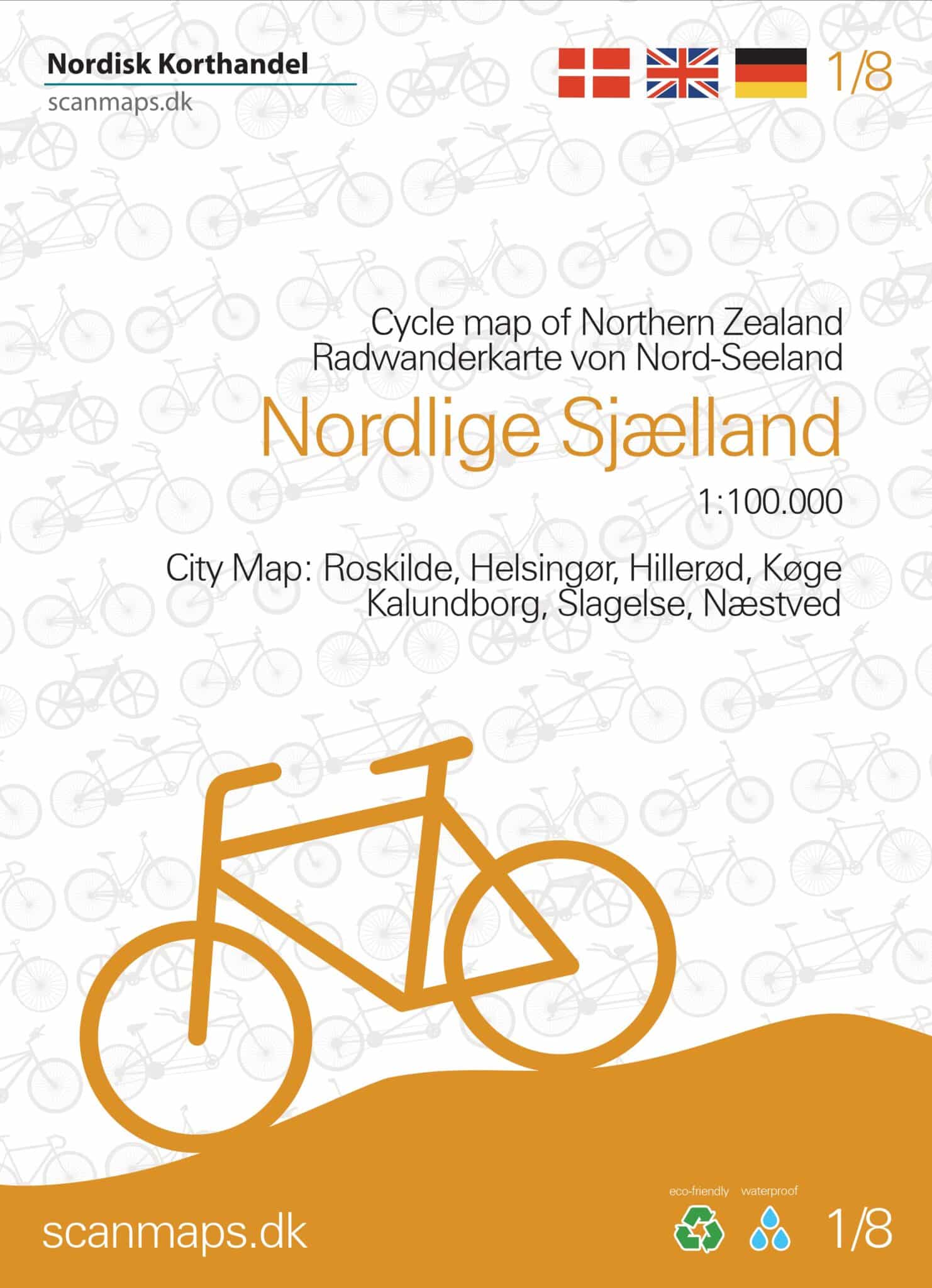 Norra Själland Cykelkarta