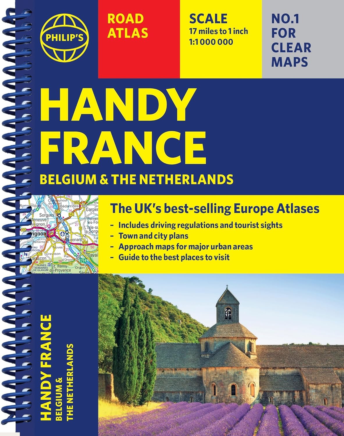 Handy Road Atlas France Belgium Netherlands