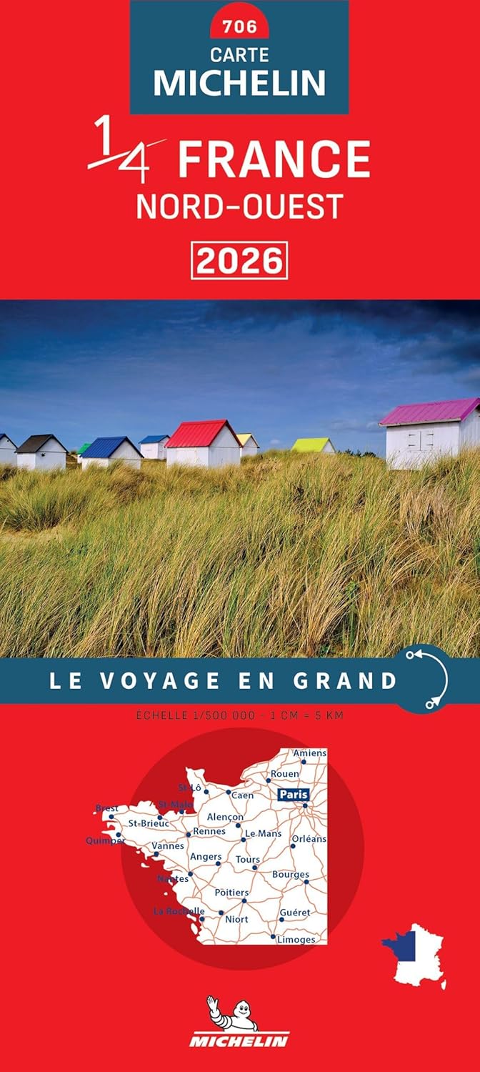 Nordvästra Frankrike 706 Michelin