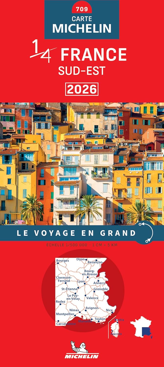 Frankrike sydöstra 709 Michelin