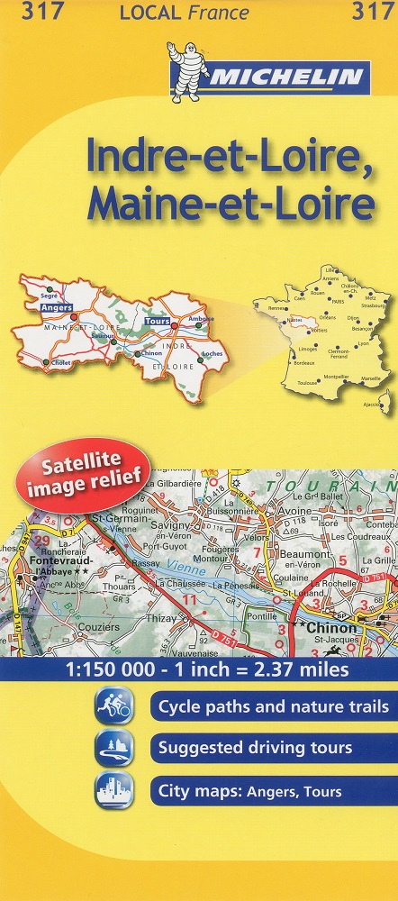 317 Indre-et-Loire, Maine-et-Loire Michelin