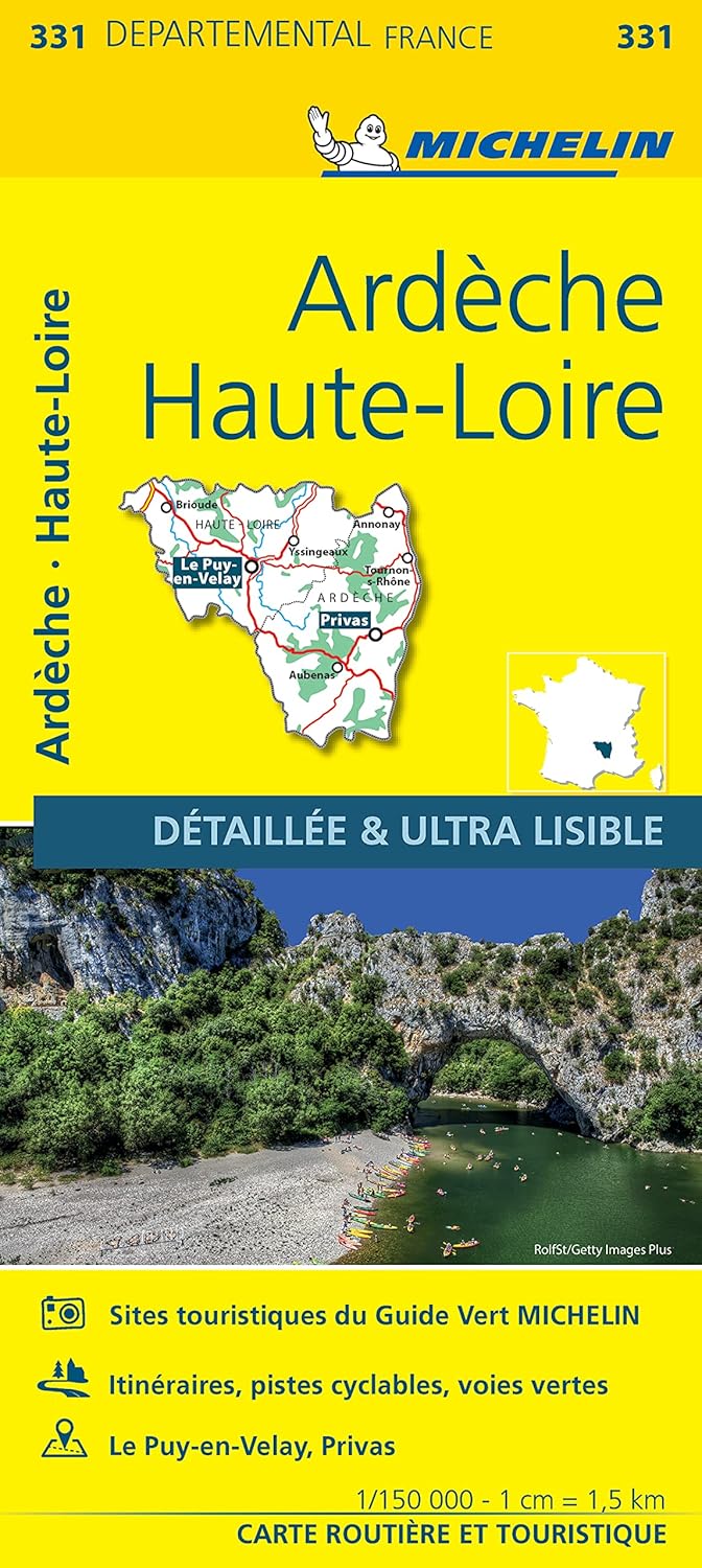 331 Ardêche, Haute Loire Michelin