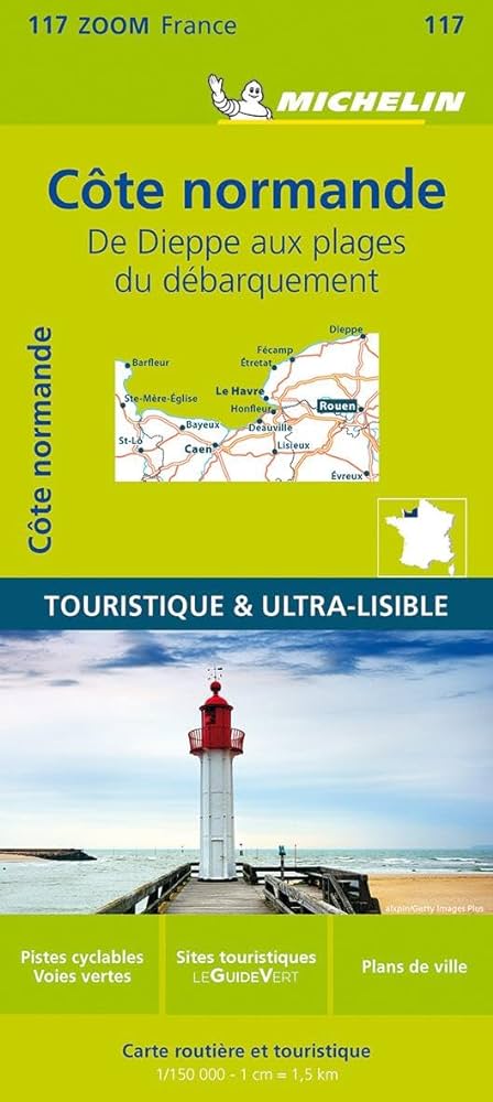 117 Normandy coast  Michelin