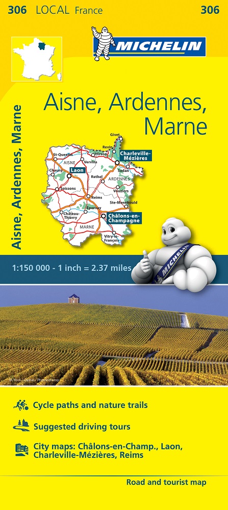 306 Aisne, Ardennes, Marne Michelin