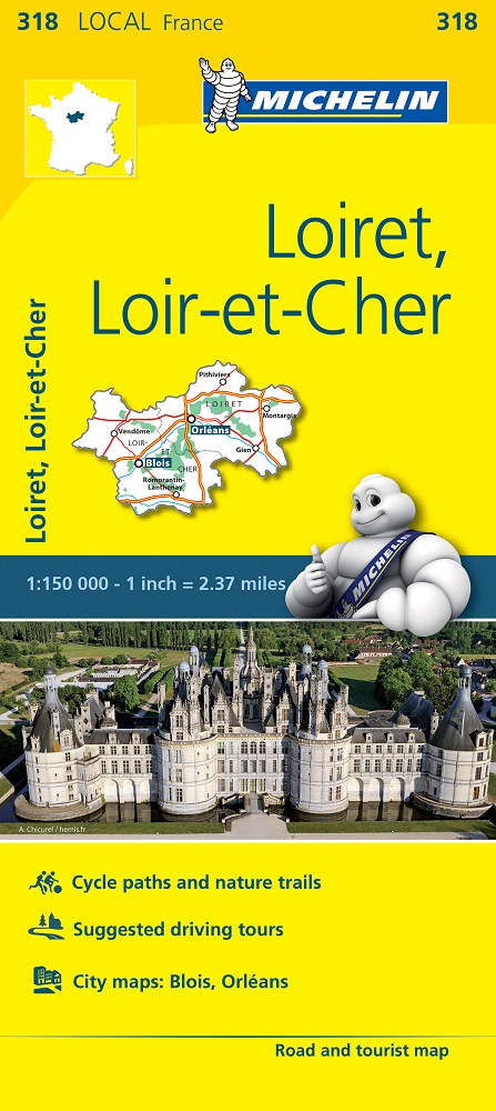318 Loiret, Loir-et-Cher Michelin