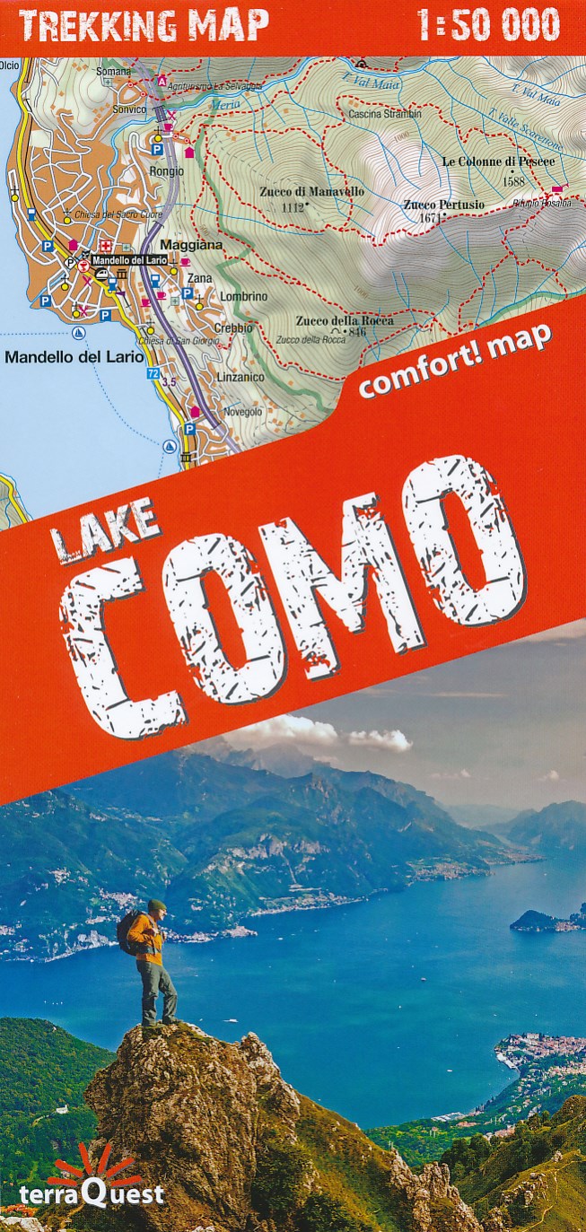 Comosjön Trekking Map