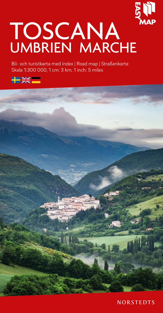 Toscana, Umbrien och Marche EasyMap