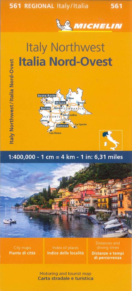 561 Nordvästra Italien Michelin