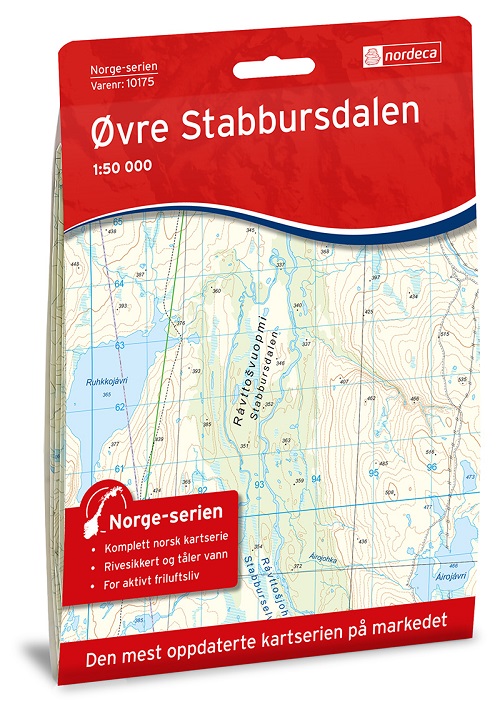 Övre Stabbursdalen 1:50 000