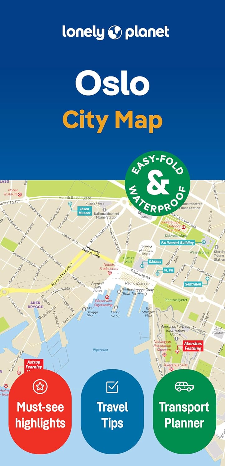 Oslo City Map Lonely Planet