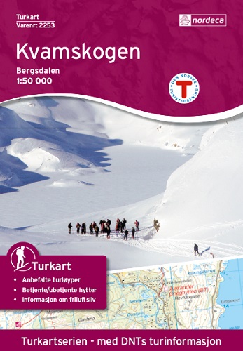 Kvamskogen - Bergsdalen Turkart