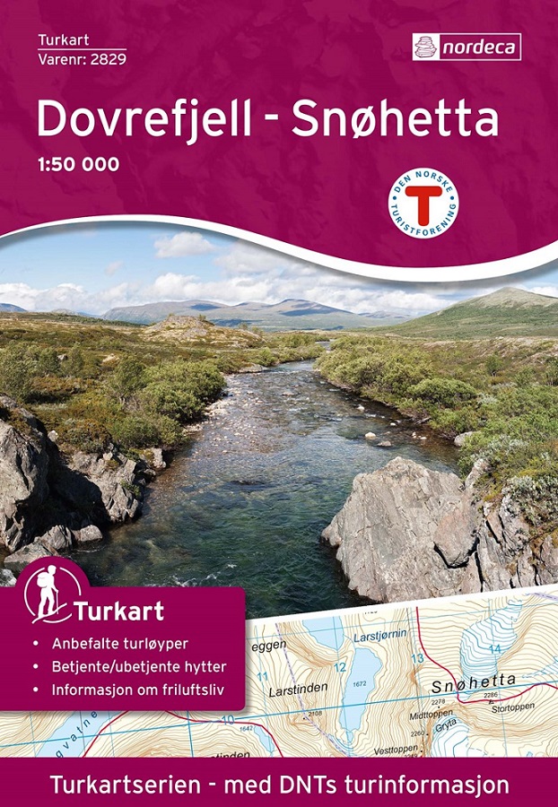 Dovrefjell Snöhetta Turkart