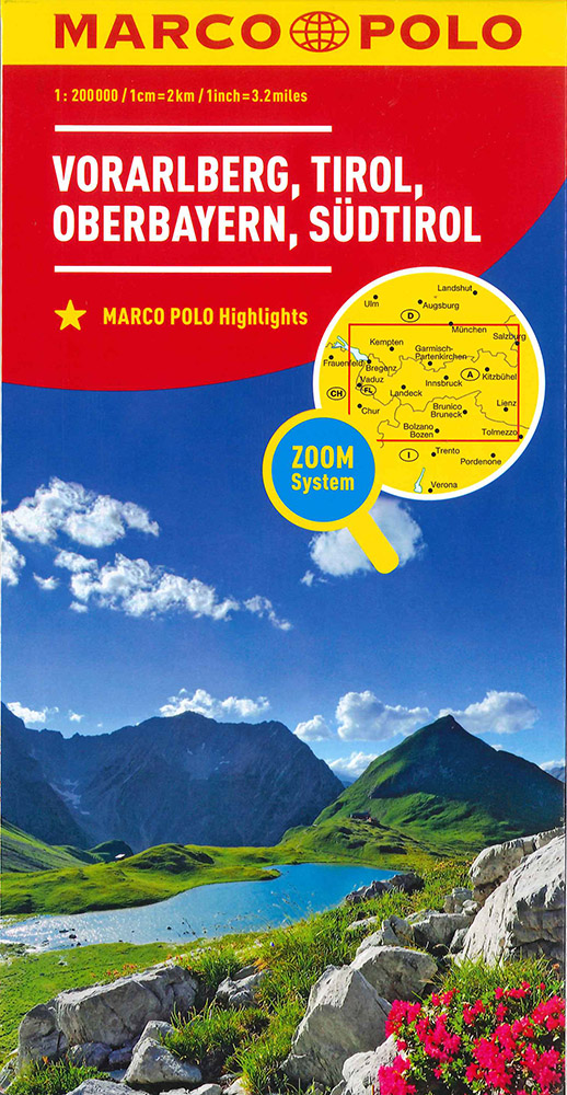 3 Österrike Vorarlberg, Tirol, Oberbayern, Südtirol Marco Polo