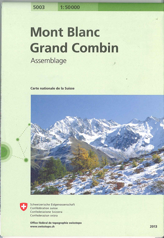 Mont Blanc Grand Combin Swisstopo